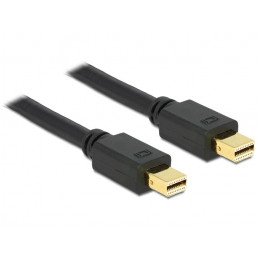 DeLOCK 83475 DisplayPort-kaapeli 2 m Mini DisplayPort Musta