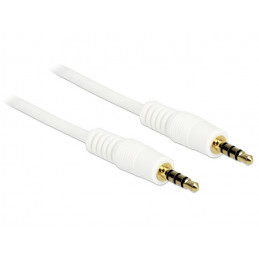 DeLOCK 84731 audiokaapeli 15 m 3.5mm Valkoinen