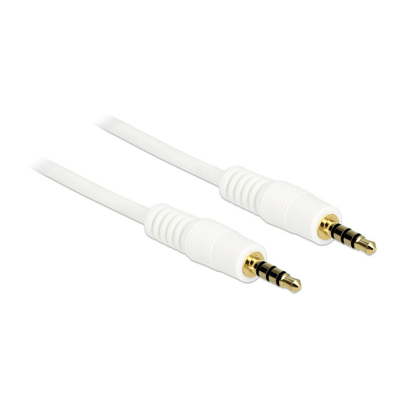 DeLOCK 84731 audiokaapeli 15 m 3.5mm Valkoinen
