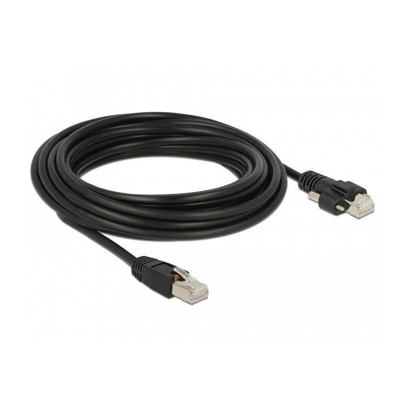 DeLOCK 85670 verkkokaapeli Musta 5 m Cat6 S FTP (S-STP)