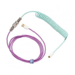 Ducky Premicord Sininen, Violetti 1,8 m USB A-tyyppi, USB Type-C