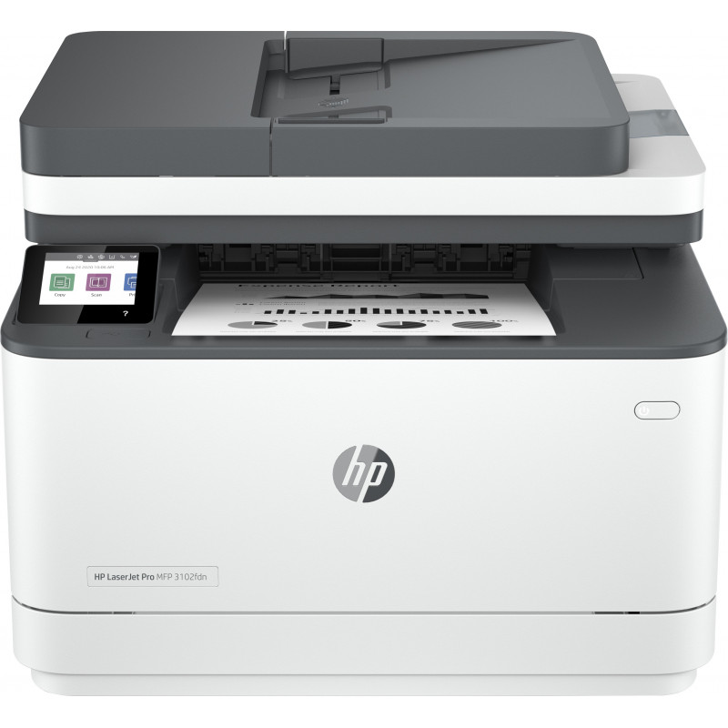 HP LaserJet Pro MFP 3102fdn -monitoimilaite, Mustavalkoinen, Tulostin varten Pienet ja keskikokoiset yritykset, Tulosta, kop.,