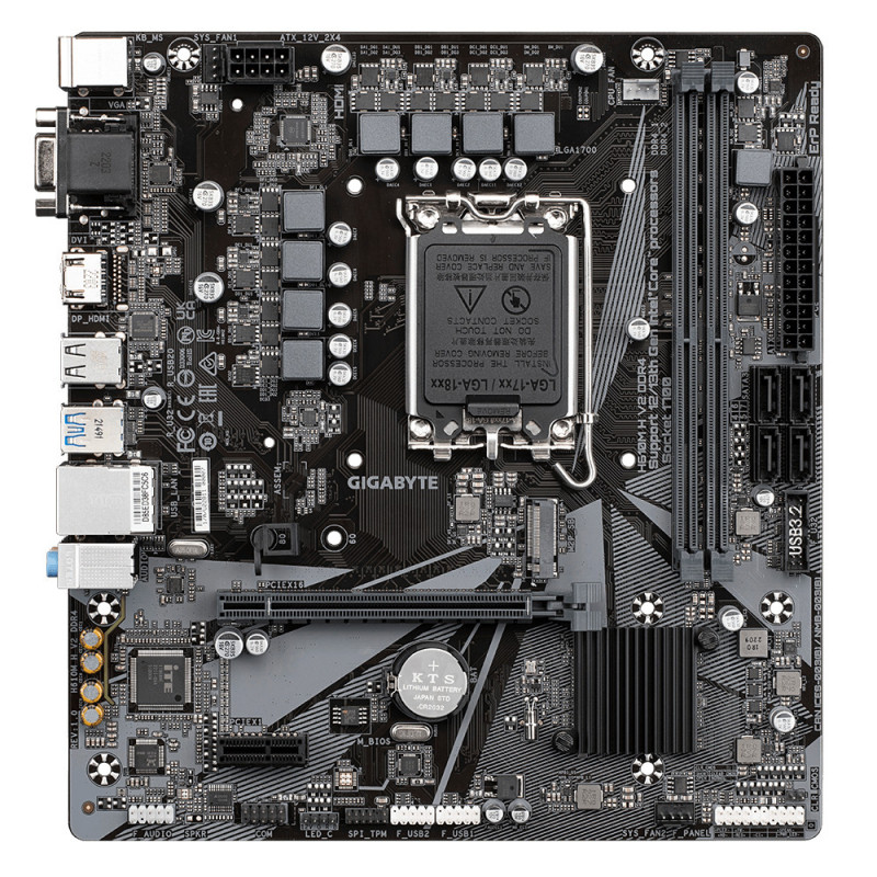 Gigabyte H610M H V2 DDR4 (rev. 1.0) Intel H610 LGA 1700 mikro ATX
