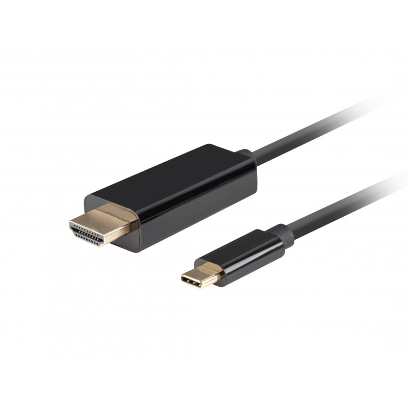 Lanberg CA-CMHD-10CU-0030-BK videokaapeli-adapteri 3 m USB Type-C HDMI