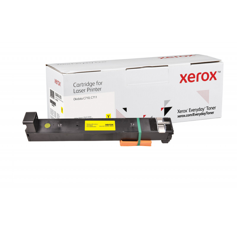 Everyday Vakiokapasiteetti Keltainen -värikasetti Xeroxilta, Oki 44318605 -yhteensopiva, 11500 sivua- (006R04283)