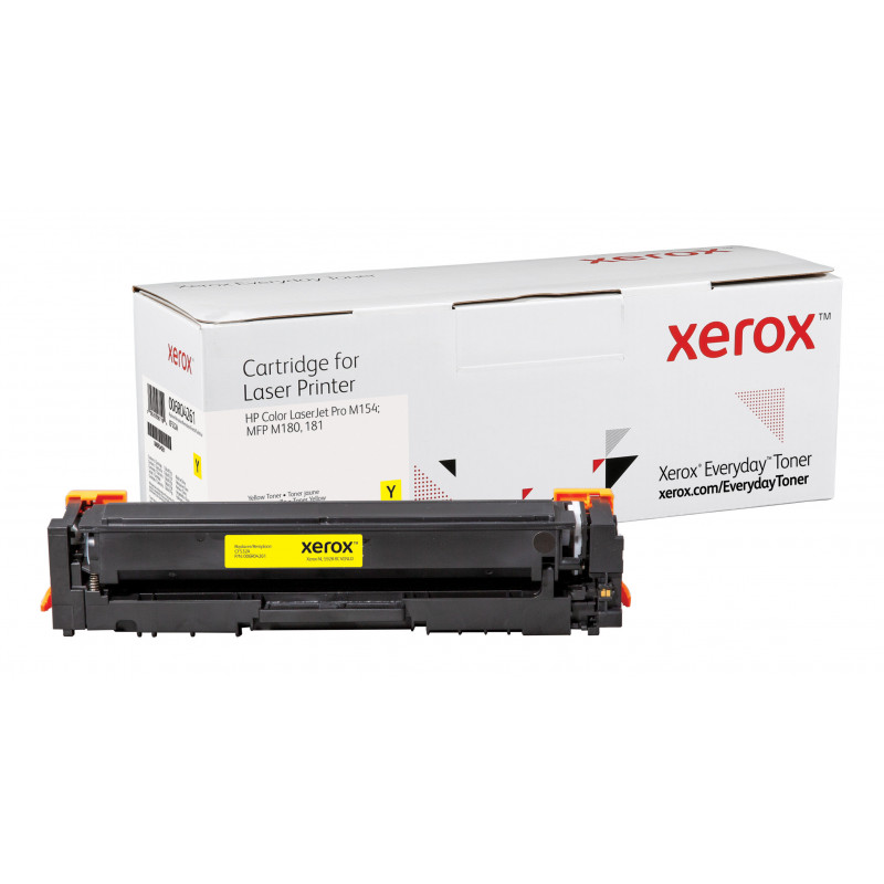 Everyday Vakiokapasiteetti Keltainen -värikasetti Xeroxilta, HP CF532A -yhteensopiva, 900 sivua- (006R04261)