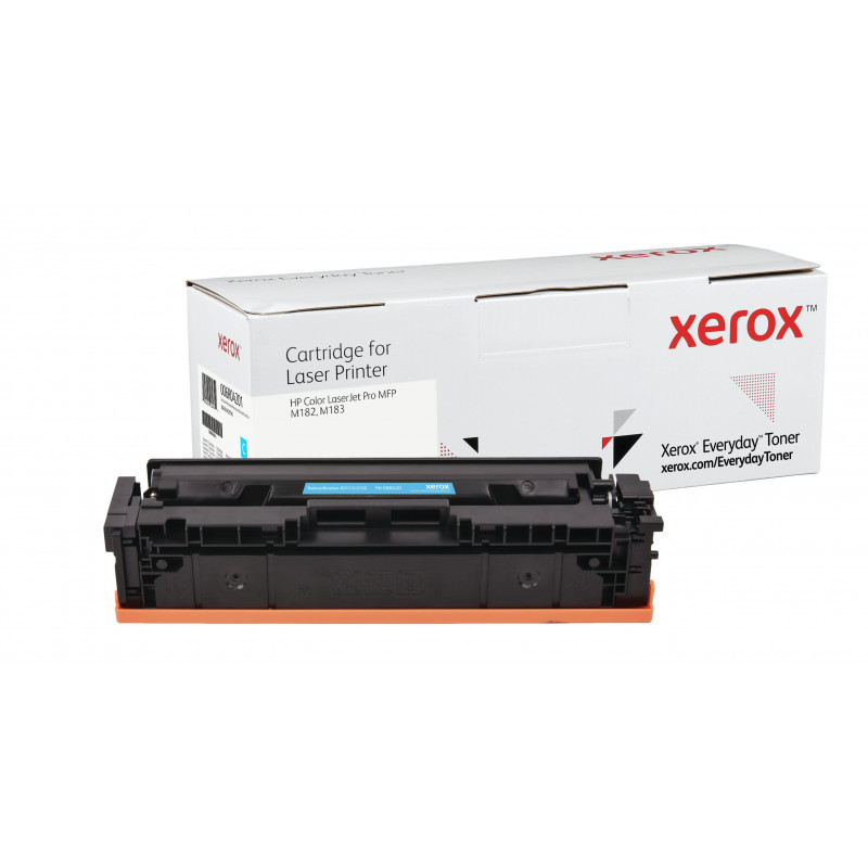 Everyday Vakiokapasiteetti Syaani -värikasetti Xeroxilta, HP W2411A -yhteensopiva, 850 sivua- (006R04201)