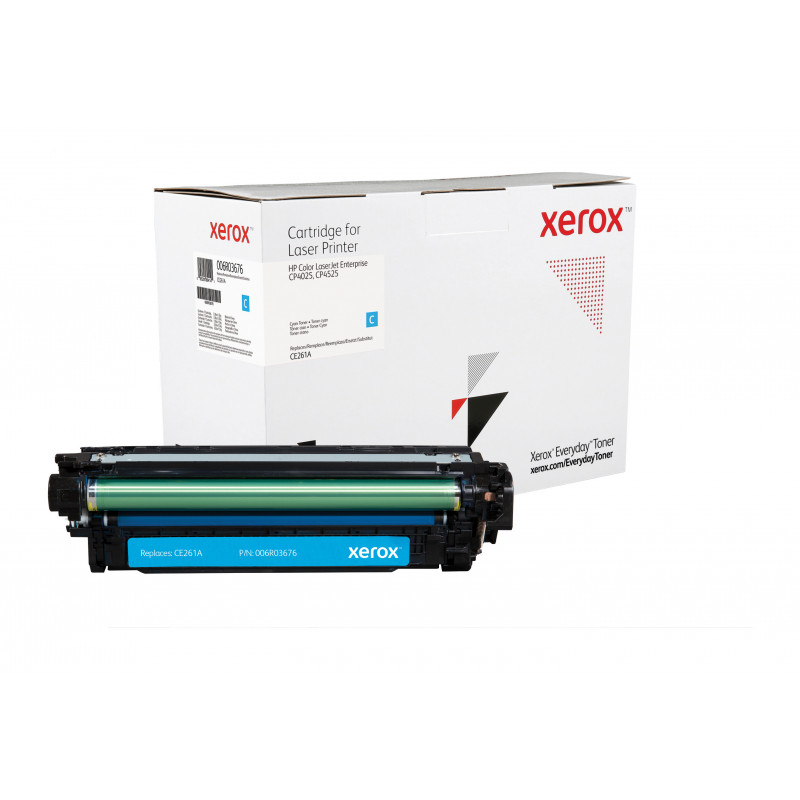 Everyday Syaani -värikasetti Xeroxilta, HP CE261A -yhteensopiva, 11000 sivua- (006R03676)