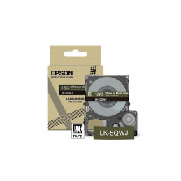 Epson LK-5QWJ Khaki, Valkoinen