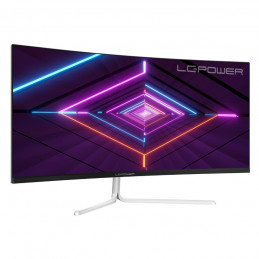 LC-Power LC-M34-UWQHD-100-C-V3 tietokoneen litteä näyttö 86,4 cm (34") 3440 x 1440 pikseliä UltraWide Quad HD LCD Valkoinen