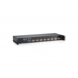 LevelOne KCM-0832 KVM-kytkin Telineasennus Musta