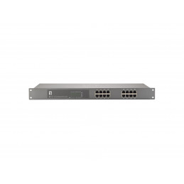 LevelOne FEP-1611 verkkokytkin Hallitsematon Fast Ethernet (10 100) Power over Ethernet -tuki Harmaa