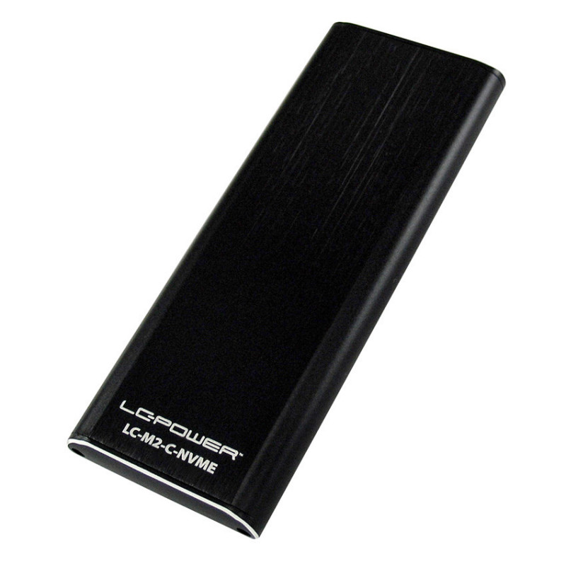 LC-Power LC-M2-C-NVME tallennusaseman kotelo SSD-kotelo Musta M.2