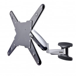 StarTech.com FHA-TV-WALL-MOUNT TV-kiinnike 139,7 cm (55") Musta, Hopea