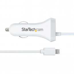 StarTech.com USBLT2PCARW2 mobiililaitteen laturi Valkoinen Auto