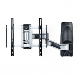 StarTech.com TV-WALL-MOUNT-65FS TV-kiinnike 165,1 cm (65") Musta, Hopea