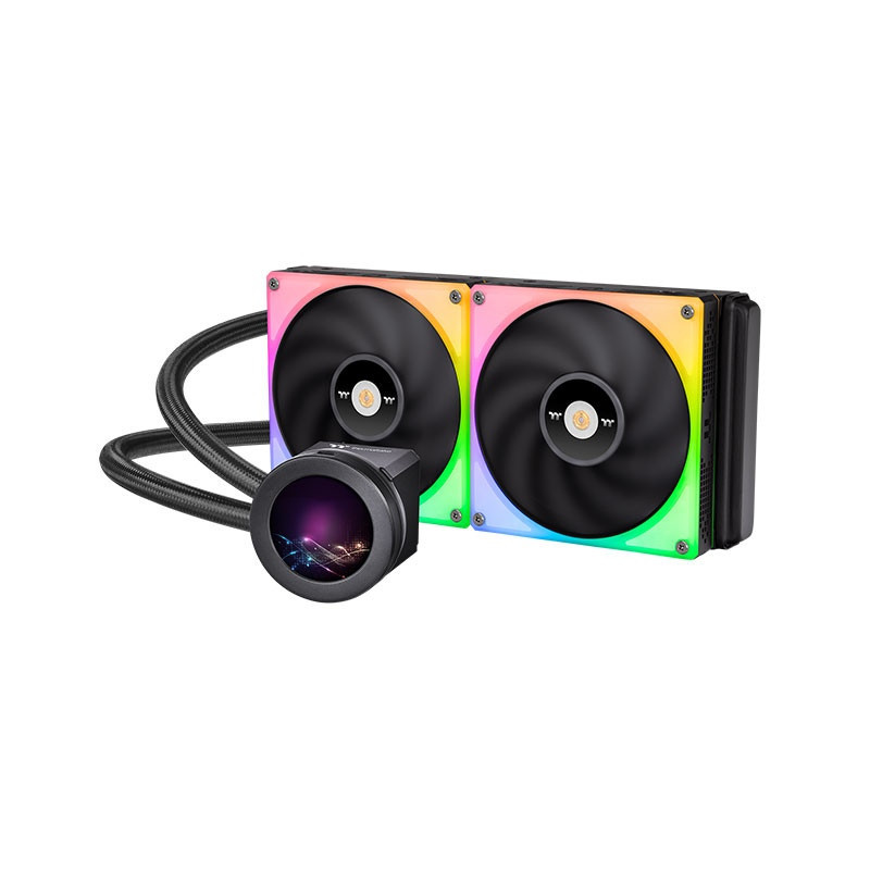 Thermaltake TT Toughliquid Ultra 280 RGB Tietokonekotelo All-in-one-nesteenjäähdytin Musta