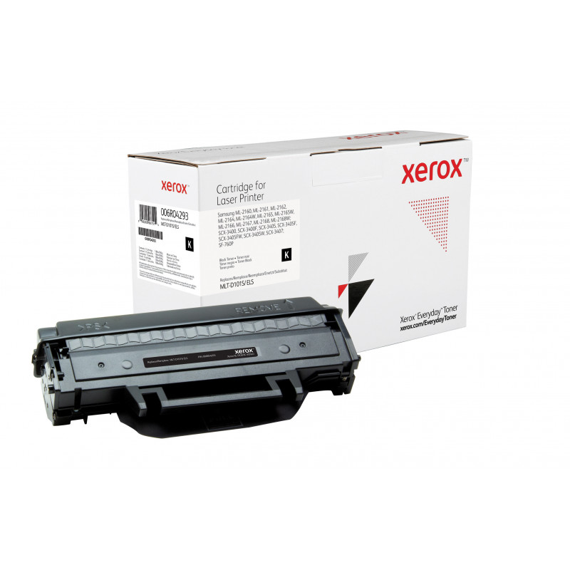 Everyday Vakiokapasiteetti Mustavalko -värikasetti Xeroxilta, Samsung MLT-D101S -yhteensopiva, 1500 sivua- (006R04293)