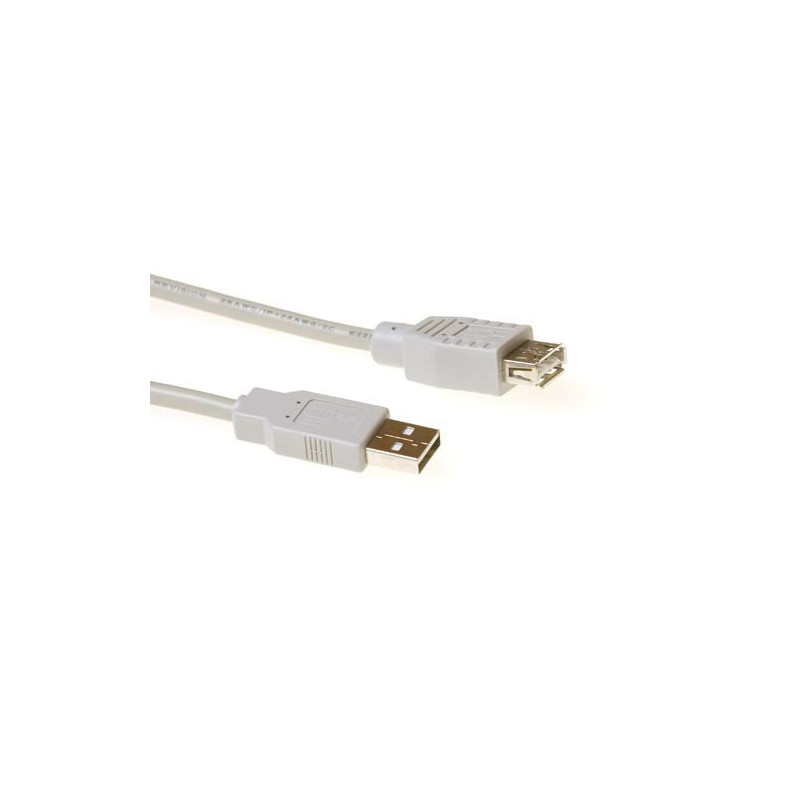 ACT SB2198 USB-kaapeli 0,5 m USB 2.0 USB A Norsunluu